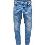 Blaue G-Star 3301 Tapered Jeans aus Denim für Herren Größe XXL Weite 34, Länge 30 
