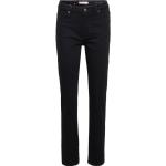 Schwarze Adagio Slim Fit Jeans aus Denim für Damen Größe L 