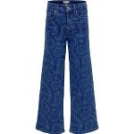 Hellblaue ONLY Boot Cut Jeans für Kinder aus Baumwolle für Mädchen Größe 164 