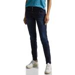 Reduzierte Dunkelblaue Loose Fit CECIL Slim Fit Jeans aus Denim für Damen Weite 33 