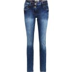 Blaue CECIL Slim Fit Jeans aus Denim für Damen Größe XS Weite 29, Länge 32 