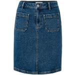 Dunkelblaue TCHIBO Jeansröcke mit Reißverschluss aus Baumwolle für Damen Größe M 