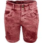 Bordeauxrote Hangowear Jeans-Shorts aus Baumwolle für Damen Größe XS zum Oktoberfest für den für den Sommer 