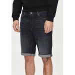 Reduzierte Dunkelblaue HUGO BOSS HUGO Jeans-Shorts aus Denim für Herren für den für den Sommer 