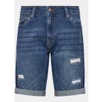 Reduzierte Blaue Indicode Jeans-Shorts aus Denim für Herren Größe L für den für den Sommer 