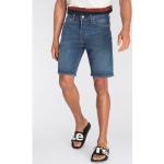 Reduzierte Blaue LEVI'S 501 Jeans-Shorts aus Denim für Herren Größe XL für den für den Sommer 