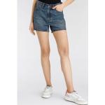 Reduzierte Indigofarbene LEVI'S Jeans-Shorts aus Denim für Damen Größe XS für den für den Sommer 