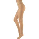 Nudefarbene Elegante Feinstrumpfhosen durchsichtig für Damen Größe 40 