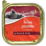 Jeden Tag Katze Feine Pastete Rind & Wild, 16er Pack (16 x 100 g)