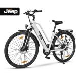 Jeep E-Bikes E-Bike »Trekking EBike TLR 7011«, 7 Gang Shimano Tourney Schaltwerk, Kettenschaltung, Heckmotor 250,00 W, LCD-Display am Lenker