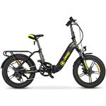 Jeep E-Bikes Unisex – Erwachsene FR 7000 E-Bike, Schwarz, 20 inches