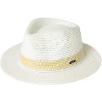 Beige Panamahüte aus Stroh für Herren Größe L für Partys für den für den Sommer 