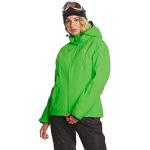 Jeff Green Damen Atmungsaktive wasserdichte Winter Ski Snowboard Jacke Kerava 12,000mm Wassersäule und Abnehmbare Kapuze, Größe - Damen:38, Farbe:Lime