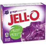 Jell-O Gelatine Dessert 3 Unzen Ververpackungung 4Er Verpackung (Traube)
