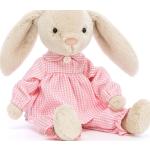 Jellycat Kuscheltier Hase mit Schlafanzug Lottie (Beige/Rosa)