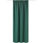 Grüne Moderne Gardinen mit Kräuselband aus Polyester blickdicht 2-teilig 