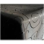 Reduzierte Schwarze Quadratische eckige Tischdecken mit Ornament-Motiv aus Polyester maschinenwaschbar 