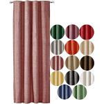 Reduzierte Altrosa Moderne Gardinen mit Kräuselband aus Polyester blickdicht 