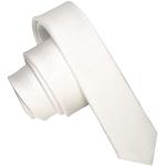 Reduzierte Weiße Krawatten-Sets aus Seide für Herren Größe XS 