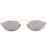 Jerome Boateng ovale Sonnenbrille goldfarben-schwarz Business-Look