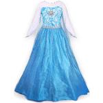 JerrisApparel Prinzessin Kostüm Karneval Verkleidung Party Kleid (130, ELSA)