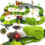 Dinosaurier Spielzeug Autorennbahn ab 3 Jahre Junge Rennbahn mit 8 Mini  Dinosaurier Figuren 1 Auto Dino Spielzeug Geschenke Montessori Spielzeug ab  3 4 5 6 Jahre Junge Mädchen (216 Stück): : Spielzeug
