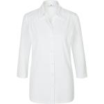 Weiße 3/4-ärmelige Peter Hahn Jerseyshirts mit Vogel-Motiv aus Jersey maschinenwaschbar für Damen 