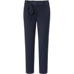 Reduzierte Marineblaue Basler Hosen mit Galonstreifen mit Galonstreifen aus Jersey maschinenwaschbar für Damen Größe M 