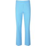 Reduzierte Blaue Peter Hahn Jerseyhosen mit Reißverschluss aus Jersey maschinenwaschbar für Damen Größe L Petite 