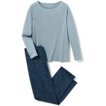 Reduzierte Marineblaue TCHIBO Nachhaltige Damenschlafanzüge & Damenpyjamas aus Jersey Größe XXL 