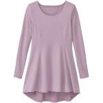Pastelllilane Waschbär Bio Nachhaltige Tunika-Blusen aus Jersey für Damen Größe L 