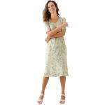 Pistaziengrüne Jerseykleider ohne Verschluss aus Jersey für Damen Petite 