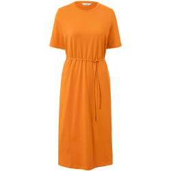 Orange TCHIBO Bio Rundhals-Ausschnitt Damenkleider mit Ländermotiv 