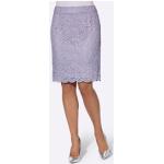 Fliederfarbene Elegante Mini Festliche Röcke aus Jersey für Damen Größe XL 