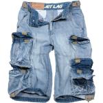 Cargo-Shorts mit Reißverschluss aus Baumwolle für Herren Größe 5 XL für den für den Sommer 