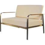 Beige Moderne Zweisitzer-Sofas mit Armlehne Breite 50-100cm, Tiefe 50-100cm 2 Personen 