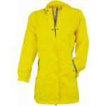 Gelbe Sportliche Wasserdichte Winddichte Regenmäntel aus Kunstfaser für Damen Größe XXL für den für den Herbst 