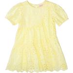 Gelbe Midi Kindershirtkleider Größe 98 