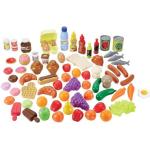 Spielzeug Lebensmittel aus Kunststoff 75-teilig 