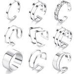 Silberne Boho Knuckle Ringe aus Silber für Damen zum Vatertag 