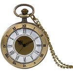 Retro Quarz Vintage Uhren & Antike Uhren mit Analog-Zifferblatt mit römischen Zahlen für Herren 