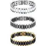 Reduzierte JewelryWE Magnetarmbänder aus Keramik für Herren 
