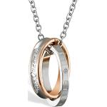 Silberne JewelryWE Silberketten mit Namen aus Silber graviert für Damen 