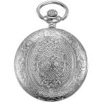 Reduzierte Silberne Retro Quarz Vintage Uhren & Antike Uhren für Herren 