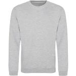 Anthrazitfarbene Just Hoods Rundhals-Ausschnitt Herrensweatshirts aus Baumwolle Größe 4 XL 