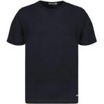 Jil Sander, Navy Blue Logo T-shirt Black, Herren, Größe: M