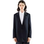 Jil Sander, Navy double-breasted suit with metalli