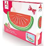 Rote Jilong Pool Luftmatratze mit Melonenmotiv 