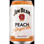 Alkoholfreies USA Jim Beam Peach Ginger Beer Kentucky 