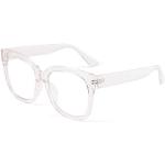 JIM HALO Blaulicht-Blockerbrillen für Frauen Übergroße quadratische Computerbrillen reduzieren die Augenbelastung klar
